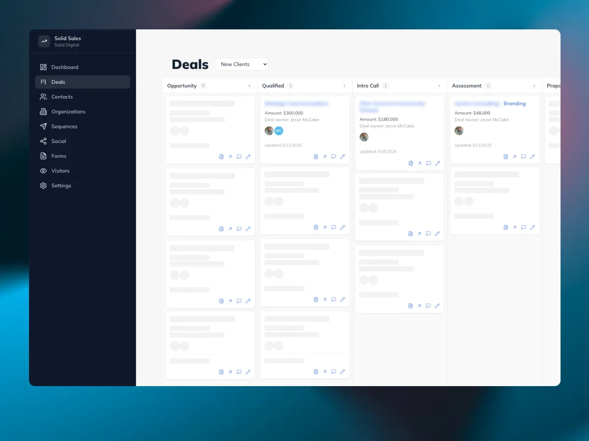Custom Sales CRM