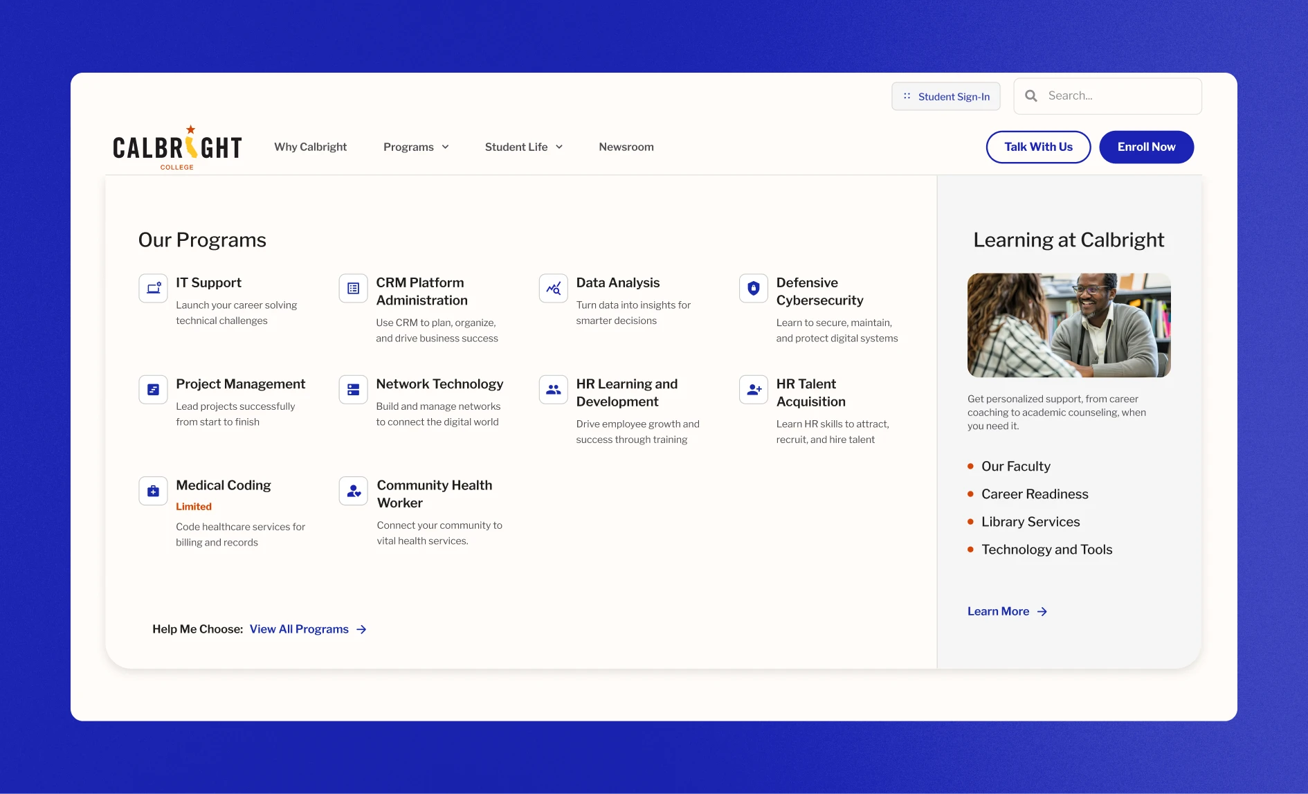 Calbright Internal Product Onboarding