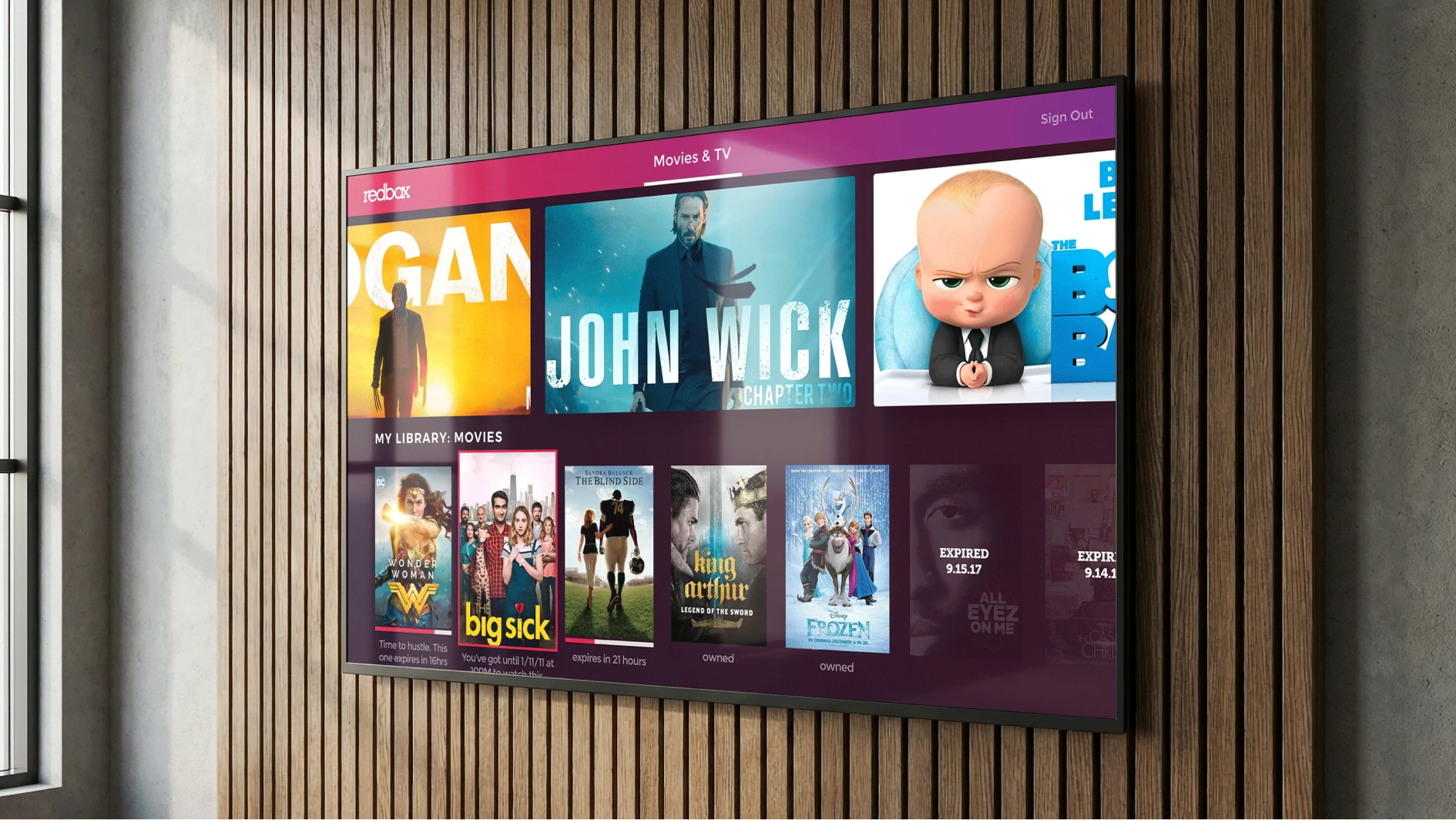 Redbox Hero Device Mockup
