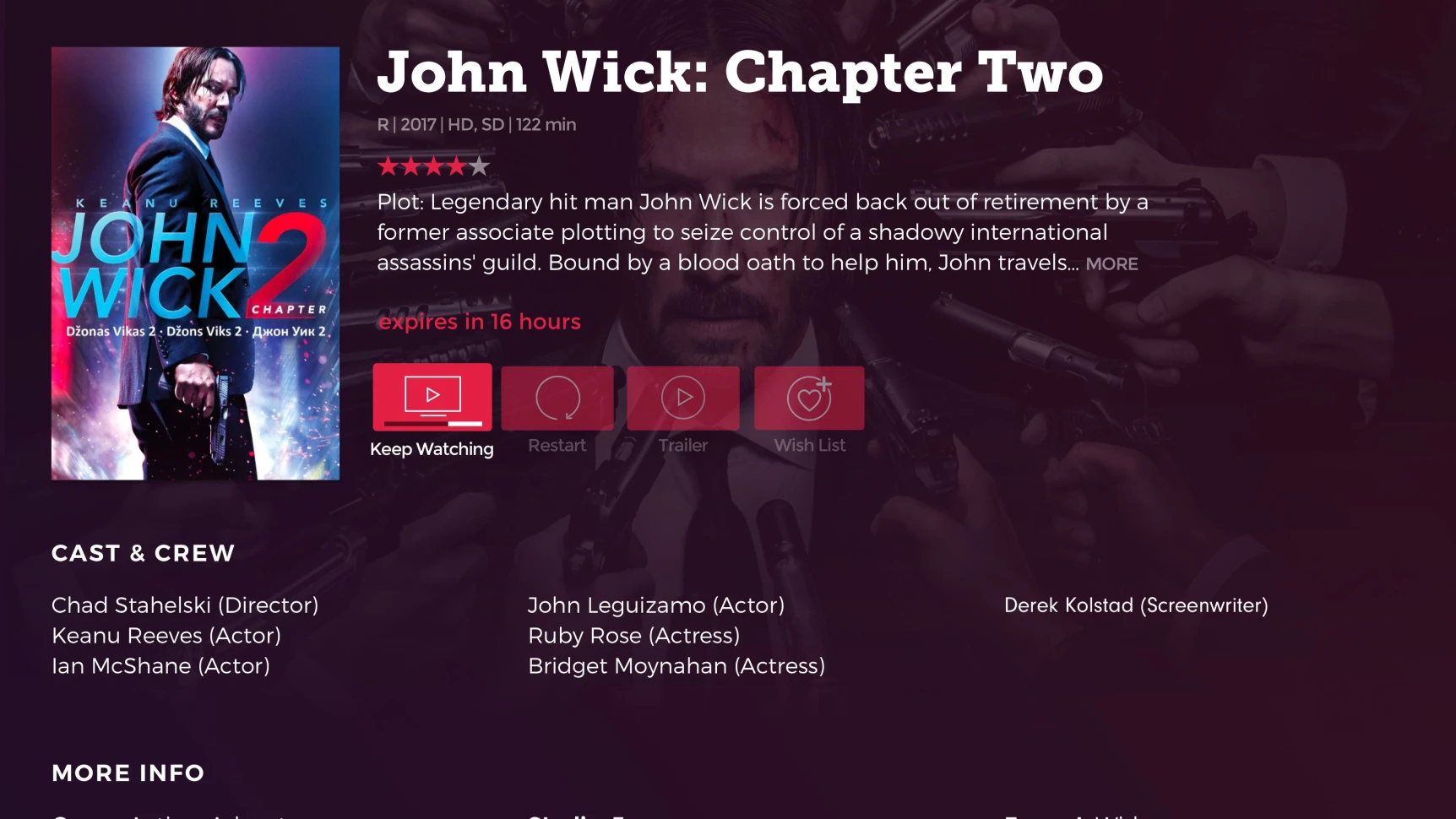 UI: Series Details Page